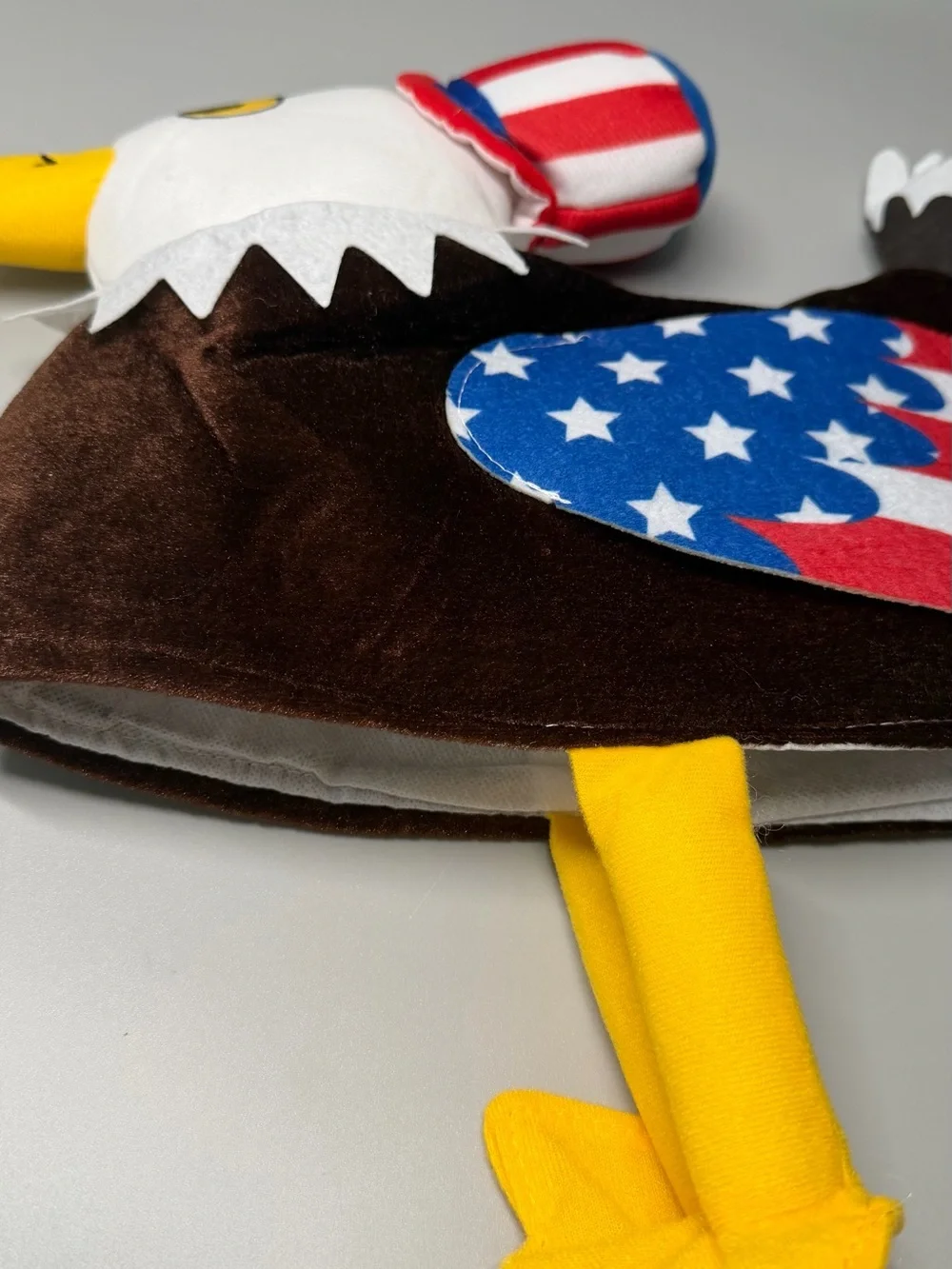 Patriotic Eagle Hat with USA Flag Wings